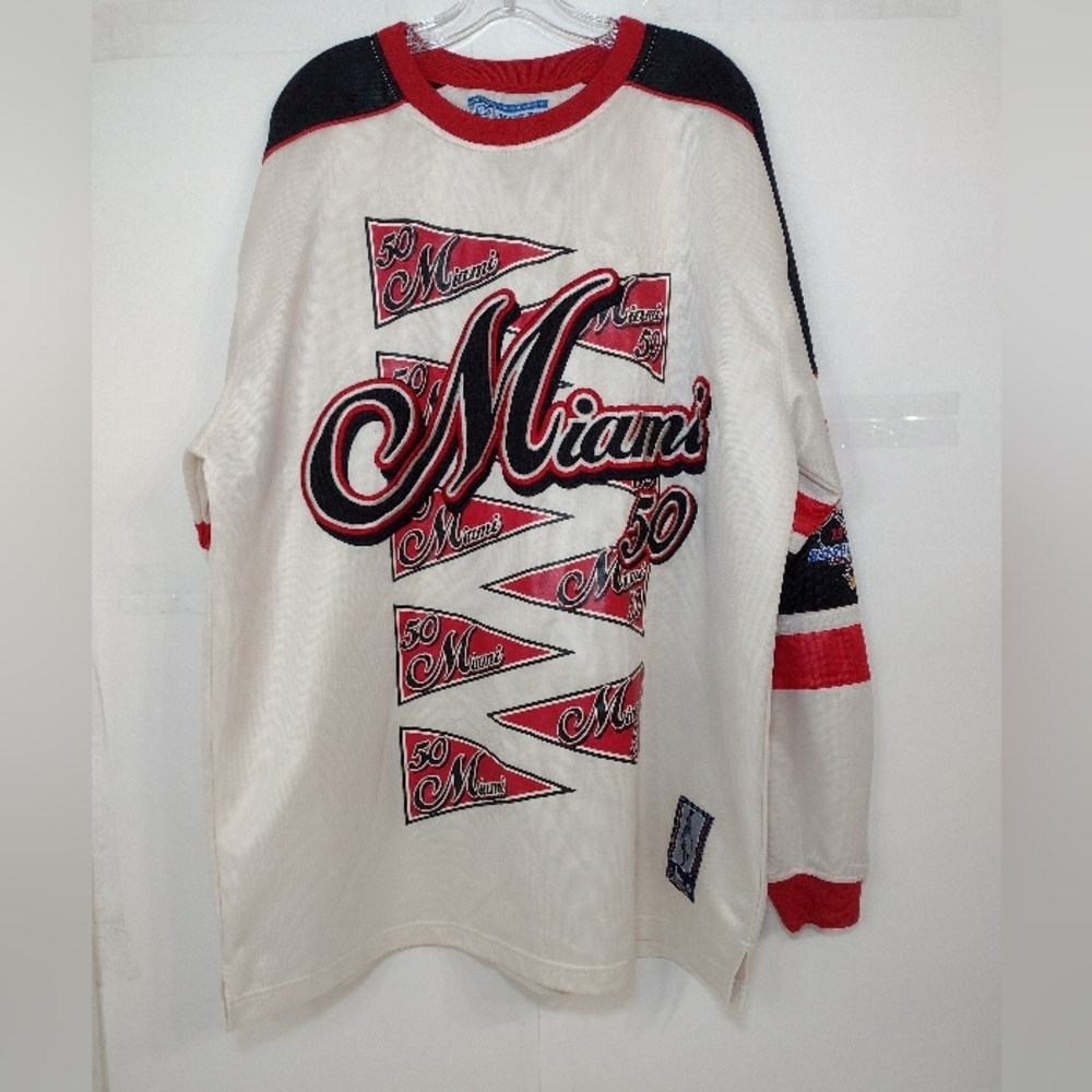 Vintage Veezo Miami 50 Basketball Jersey Size (L)